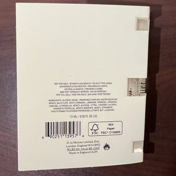 Jo Malone Frangipani Flower Cologne 1.5ml Sample Spray - Picture 3 of 3